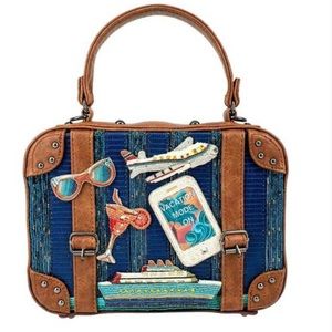 Mary Frances Vacation Mode Crossbody Bag - Handmade